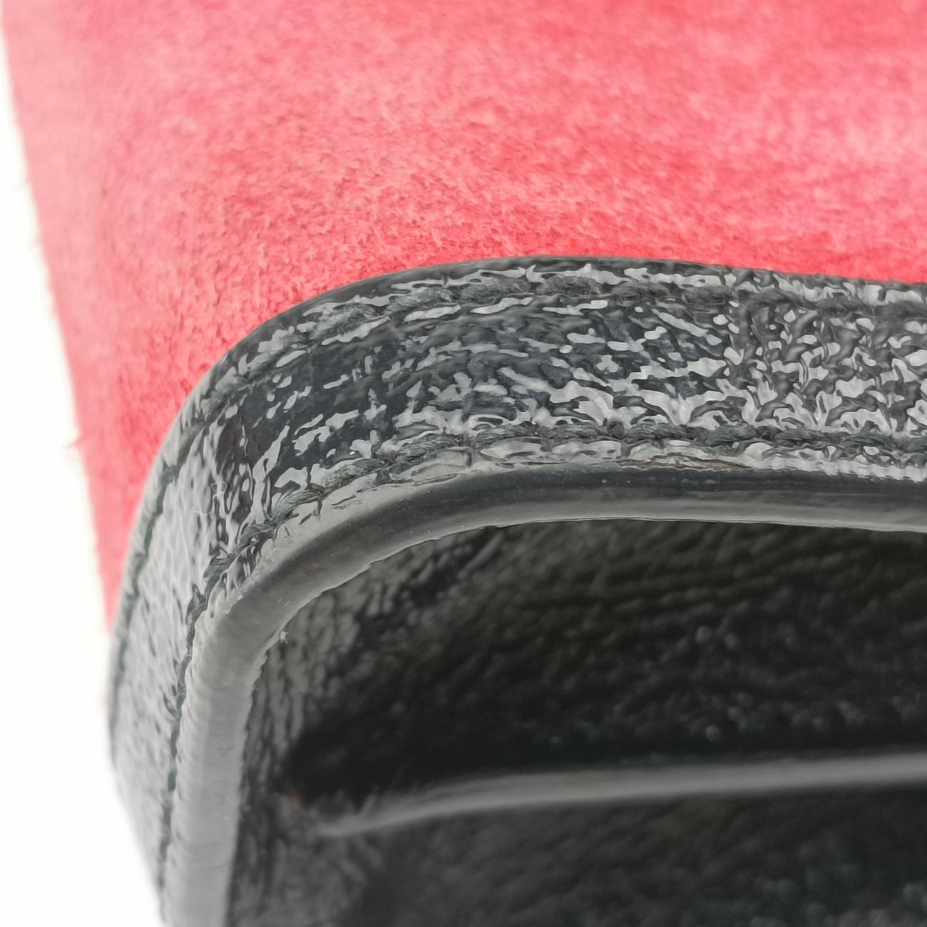 Ophidia Red×Black Suede x leather 503877 A024094238オフィディア レッド×ブラック スエード×レザー 503877 A024094238