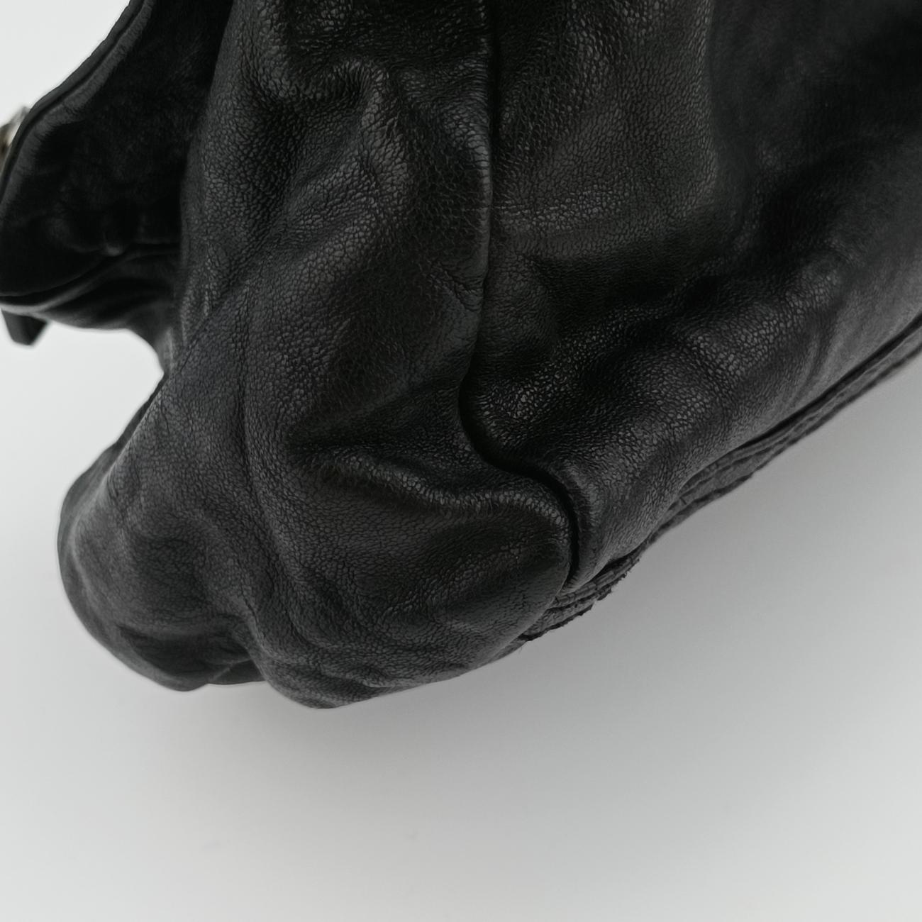 Pandora Black leather EF G 0136パンドラ ブラック レザー EF G 0136