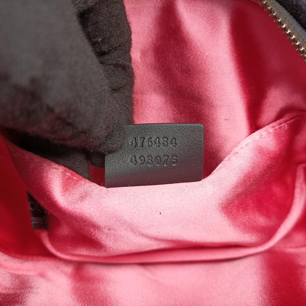 GG Marmont Black velour 476434 G027309757GGマーモント ブラック ベロア 476434 G027309757