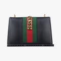 Sylvie Black x Green x Red Leather 421882 C020002433シルヴィ ブラック×グリーン×レッド レザー 421882 C020002433