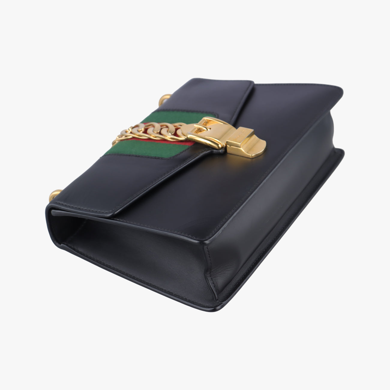 Sylvie Black x Green x Red Leather 421882 C020002433シルヴィ ブラック×グリーン×レッド レザー 421882 C020002433