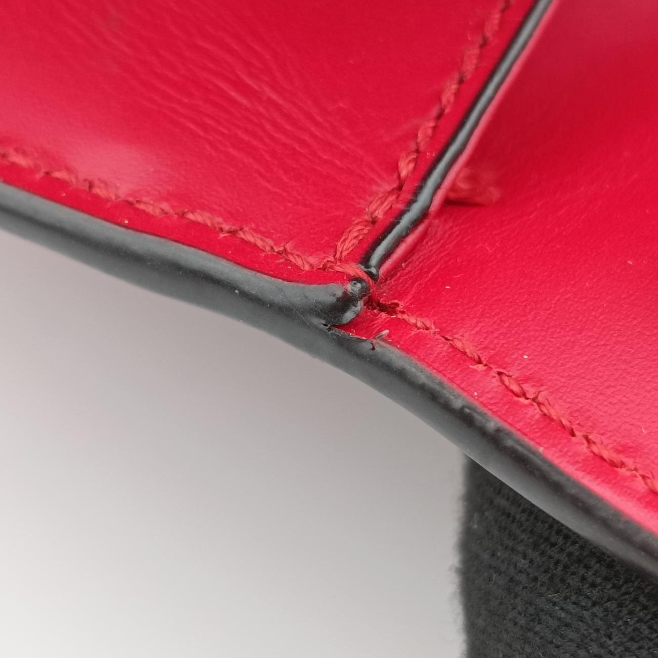 Sylvie Red×navy Leather 470270 B022343184シルヴィ レッド×ネイビー レザー 470270 B022343184