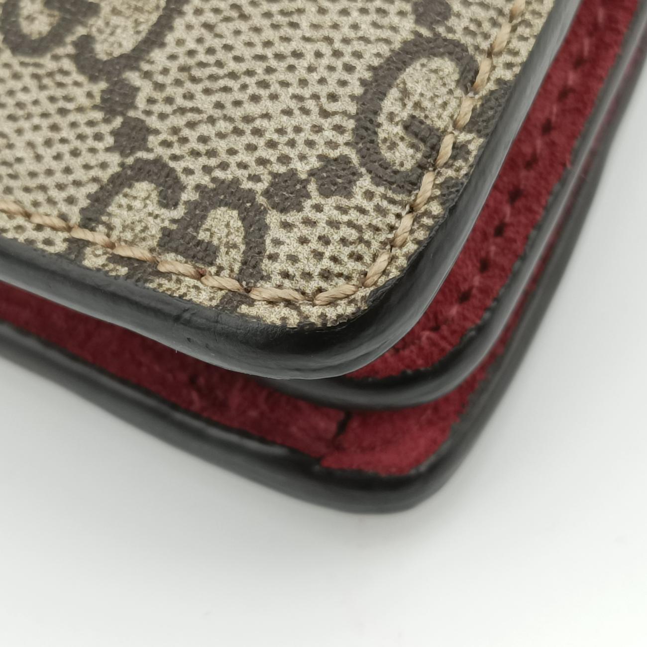 Dionysus beige×red×multicolor PVC coated canvas 400235 G022213930ディオニュソス ベージュ×レッド×マルチカラー PVCコーティングキャンバス 400235 G022213930