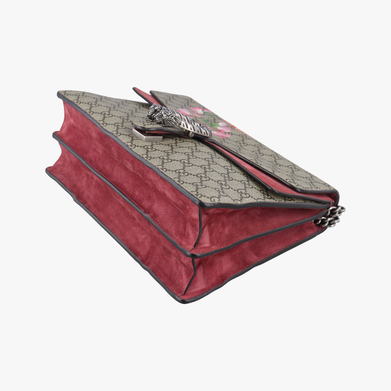 Dionysus beige×red×multicolor PVC coated canvas 400235 G022213930ディオニュソス ベージュ×レッド×マルチカラー PVCコーティングキャンバス 400235 G022213930