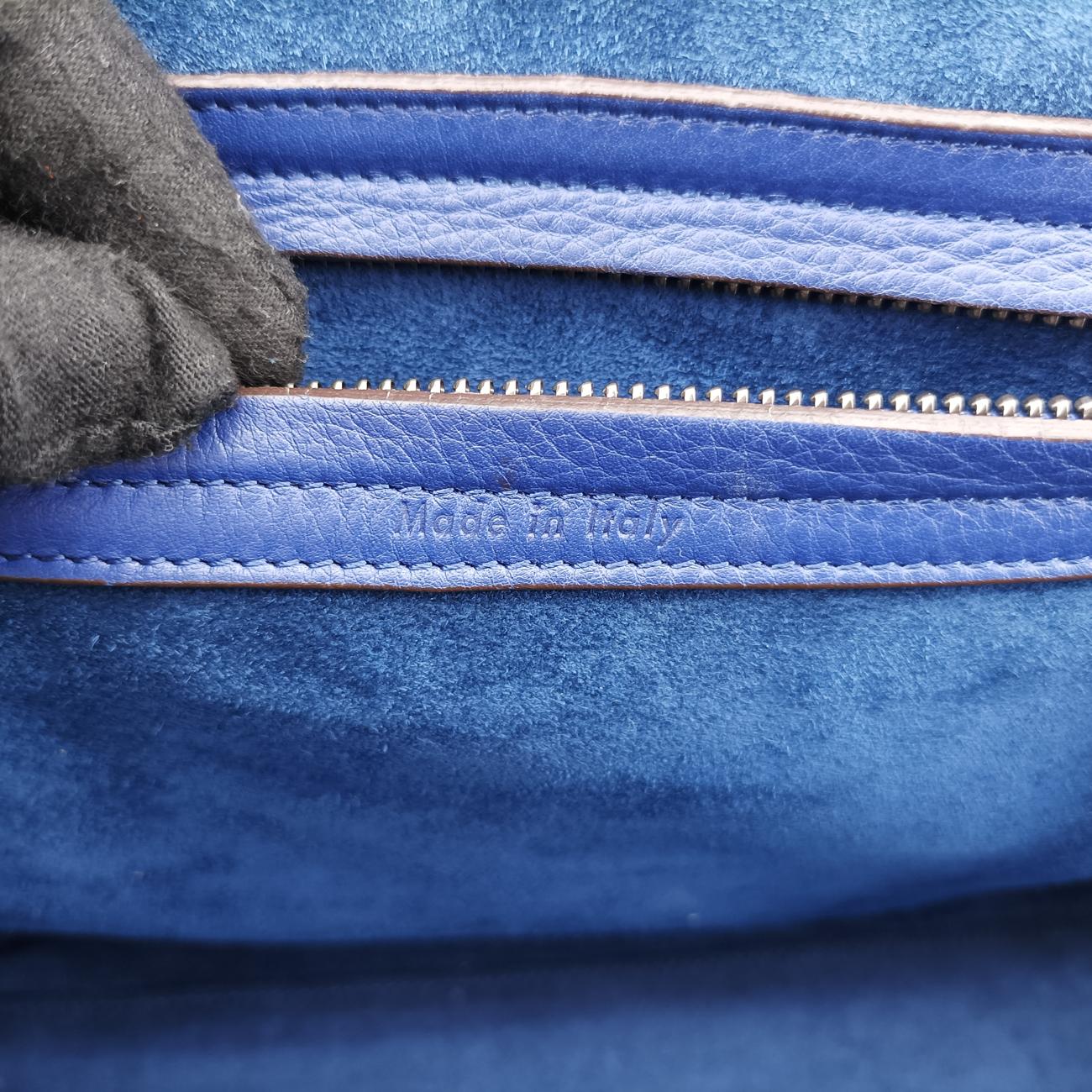 Luggage Square Phantom Blue Leather S-LA-4164ラゲージスクエアファントム ブルー レザー S-LA-4164