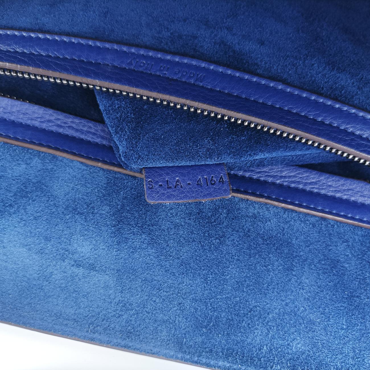 Luggage Square Phantom Blue Leather S-LA-4164ラゲージスクエアファントム ブルー レザー S-LA-4164