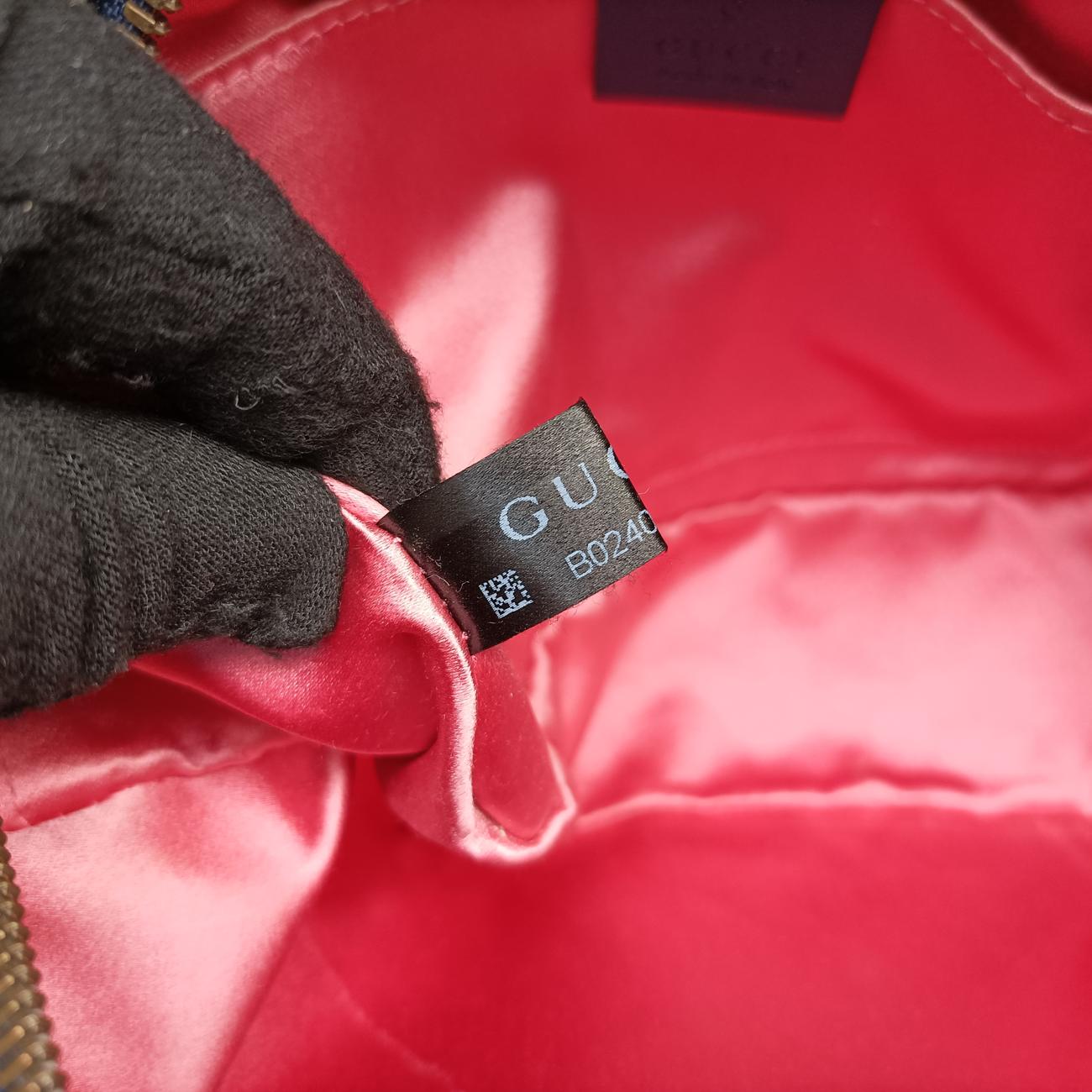 GG Marmont Blue Denim x Leather 447632 B024087403GGマーモント ブルー デニム×レザー 447632 B024087403