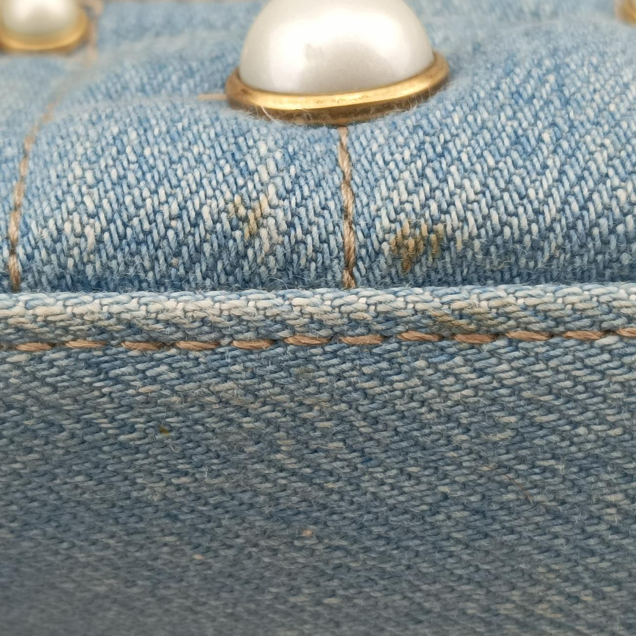 GG Marmont Blue Denim x Leather 447632 B024087403GGマーモント ブルー デニム×レザー 447632 B024087403