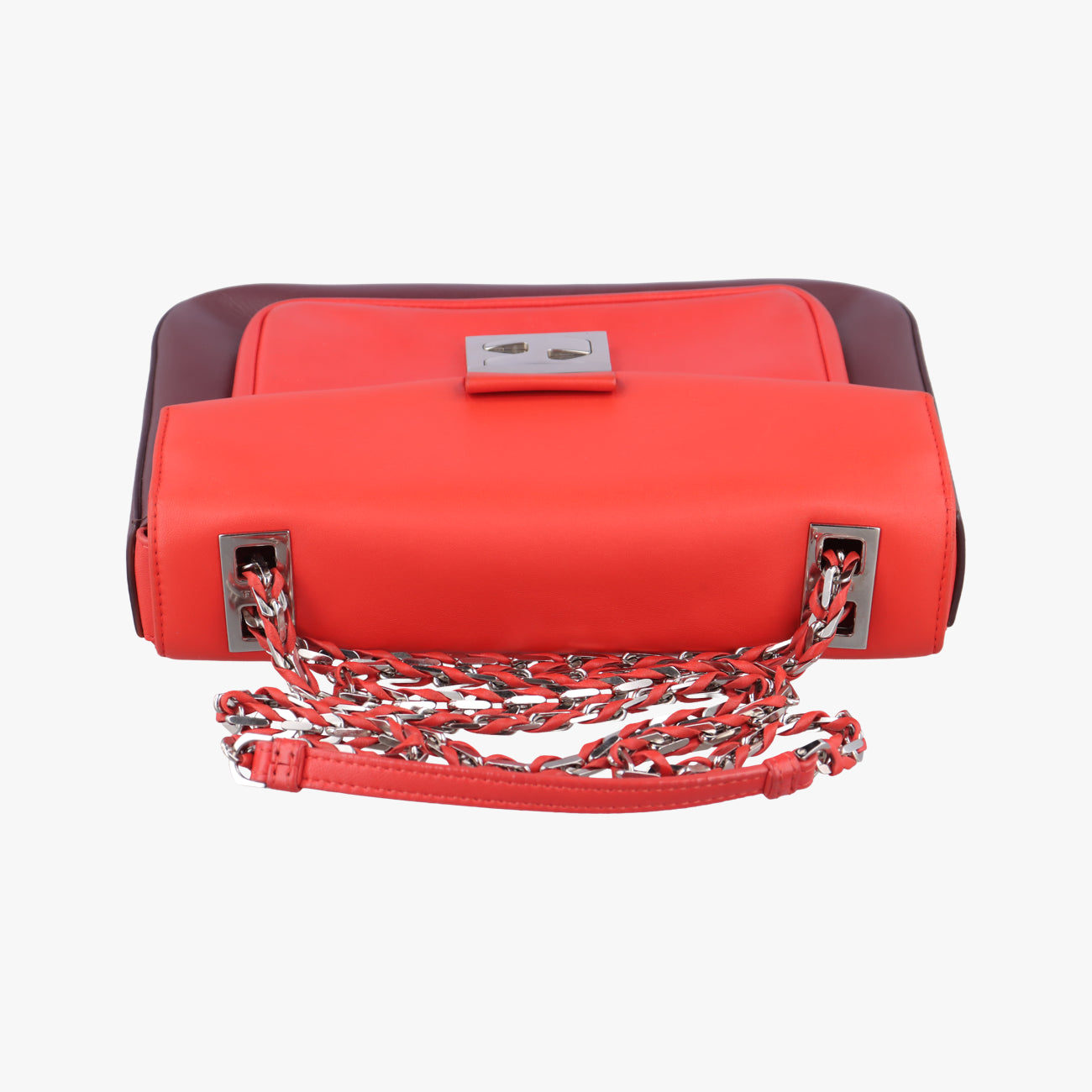 Be Baguette Red×Brown Leather 8BR677 8BR677-W2E-149-2566ビー バゲット レッド×ブラウン レザー 8BR677 8BR677-W2E-149-2566