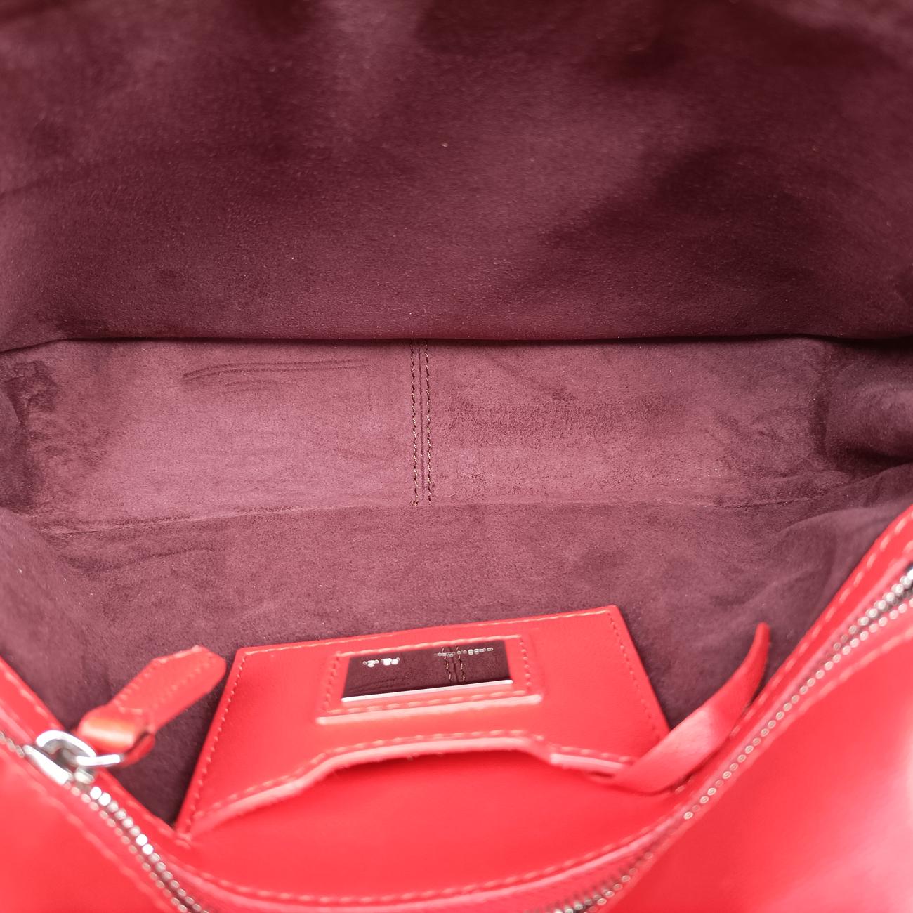 Be Baguette Red×Brown Leather 8BR677 8BR677-W2E-149-2566ビー バゲット レッド×ブラウン レザー 8BR677 8BR677-W2E-149-2566