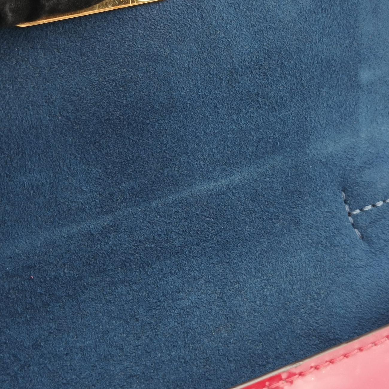 Spring street PM Scarlet Red Vernis×Leather×Monogram Canvas M90505 FK0240 ICチップスプリングストリートPM スカーレット ヴェルニ×レザー×モノグラムキャンバス M90505 FK0240 ICチップ