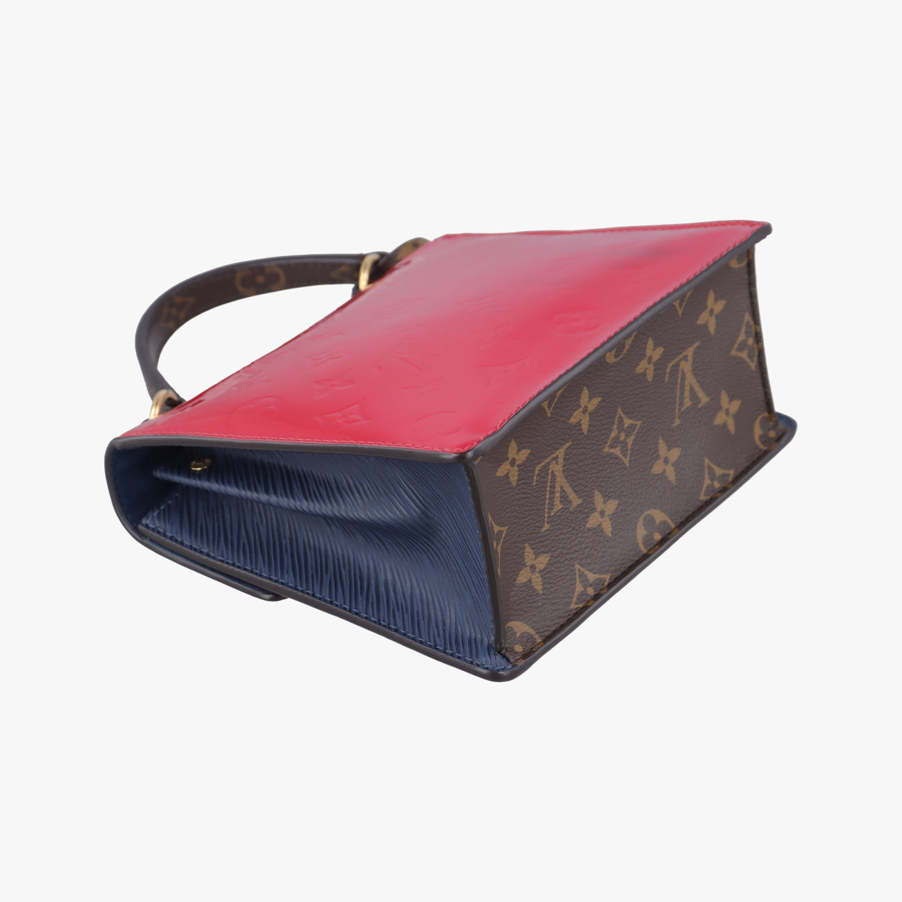 Spring street PM Scarlet Red Vernis×Leather×Monogram Canvas M90505 FK0240 ICチップスプリングストリートPM スカーレット ヴェルニ×レザー×モノグラムキャンバス M90505 FK0240 ICチップ