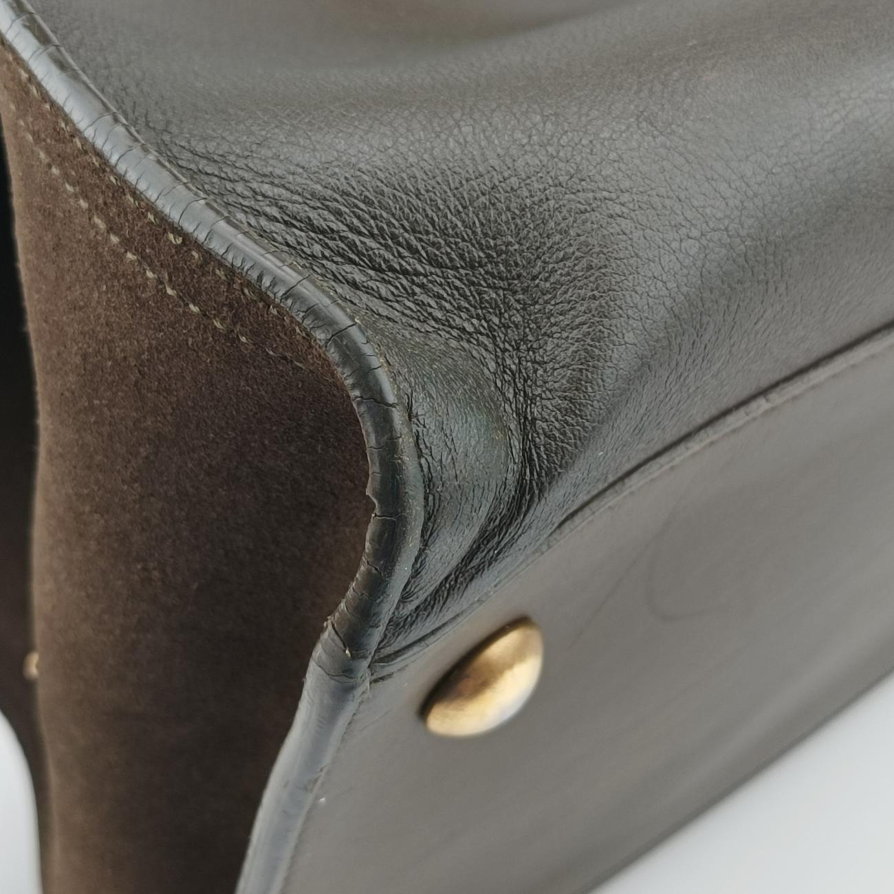 Y Ligne Petit Cabas Green Leather 311208 311208.527411Yライン プチカバス グリーン レザー 311208 311208.527411