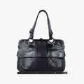 Intrecciato Black Leather×snakeskin B02434049Uイントレチャート ブラック レザーｘヘビ革 B02434049U