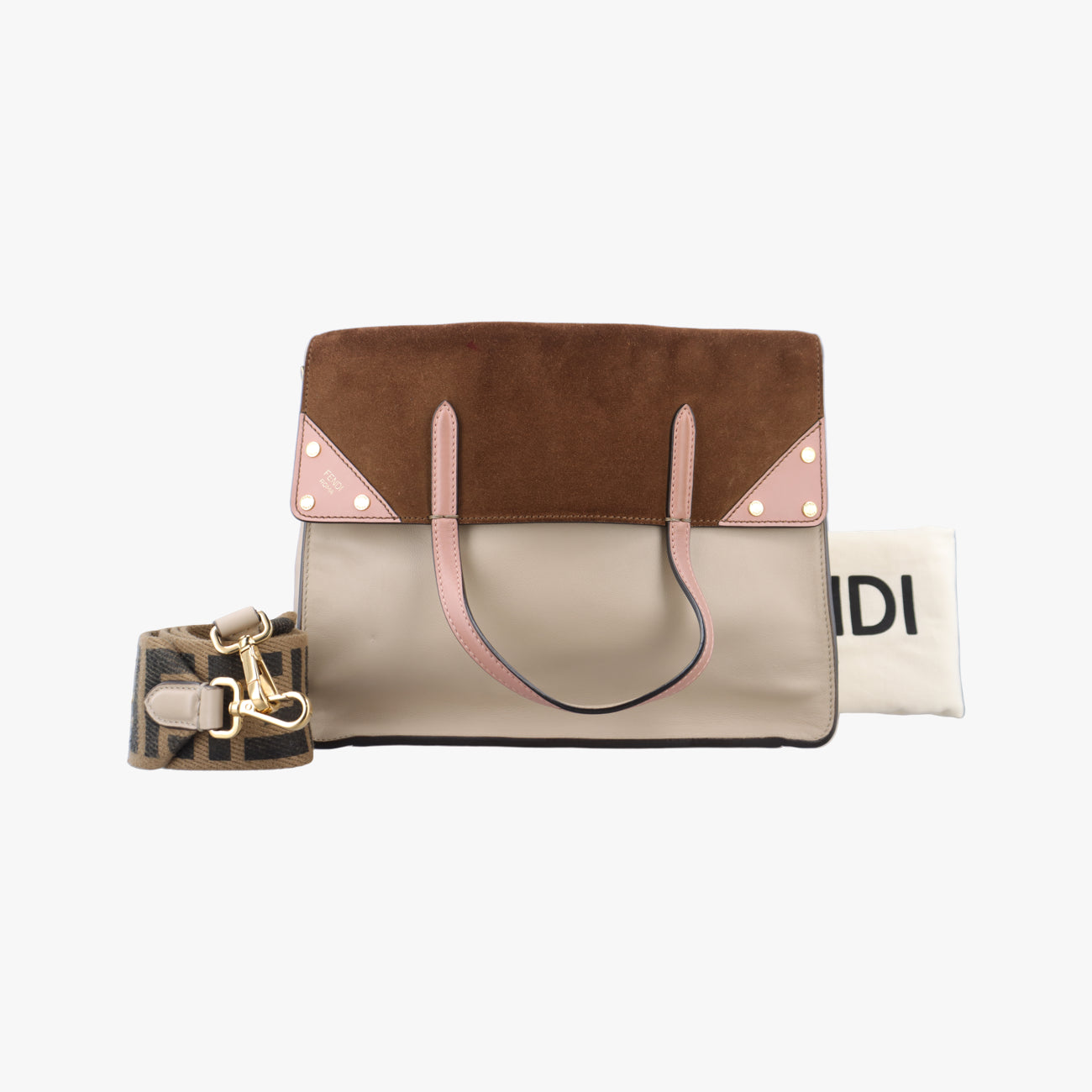 Flip Beige x Pink x Brown Leather 8BT303 8BT303-A6CG-208-10429フリップ ベージュ×ピンク×ブラウン レザー 8BT303 8BT303-A6CG-208-10429