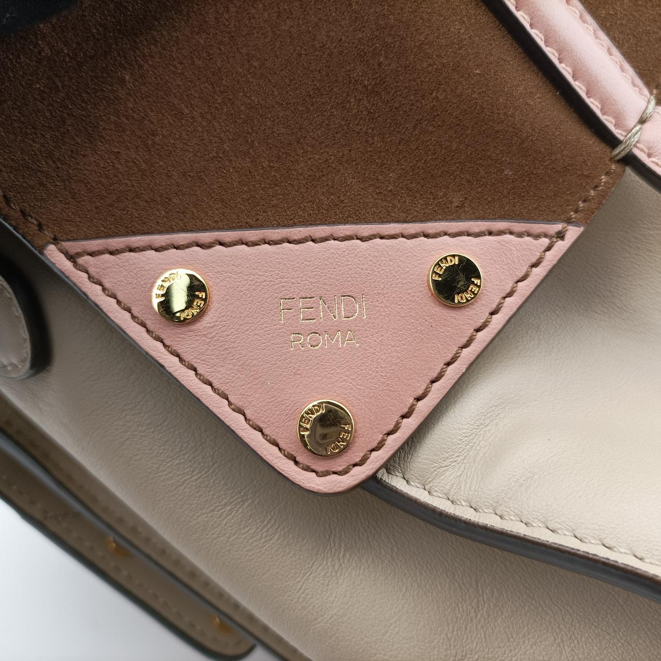 Flip Beige x Pink x Brown Leather 8BT303 8BT303-A6CG-208-10429フリップ ベージュ×ピンク×ブラウン レザー 8BT303 8BT303-A6CG-208-10429