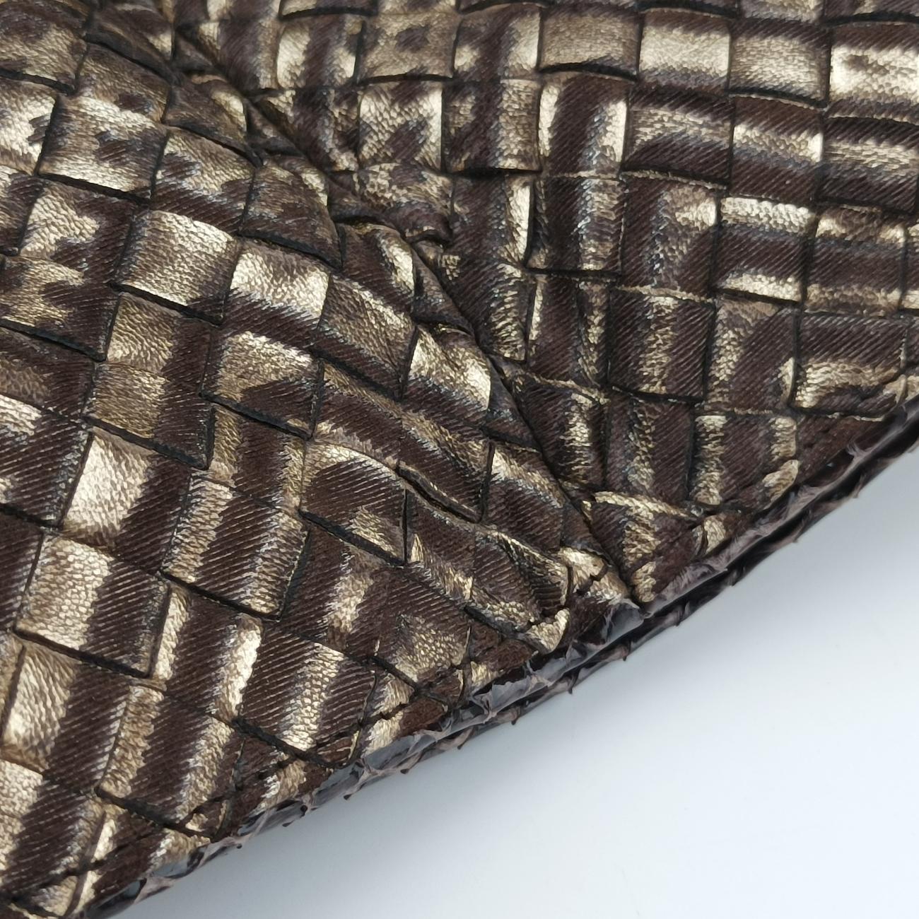 intrecciato Multicolour Snakeskin x Canvas 183269 VEGE1 2083 EPEV 2007 3753 Aイントレチャート マルチカラー ヘビ革×キャンバス 183269 VEGE1 2083 EPEV 2007 3753 A