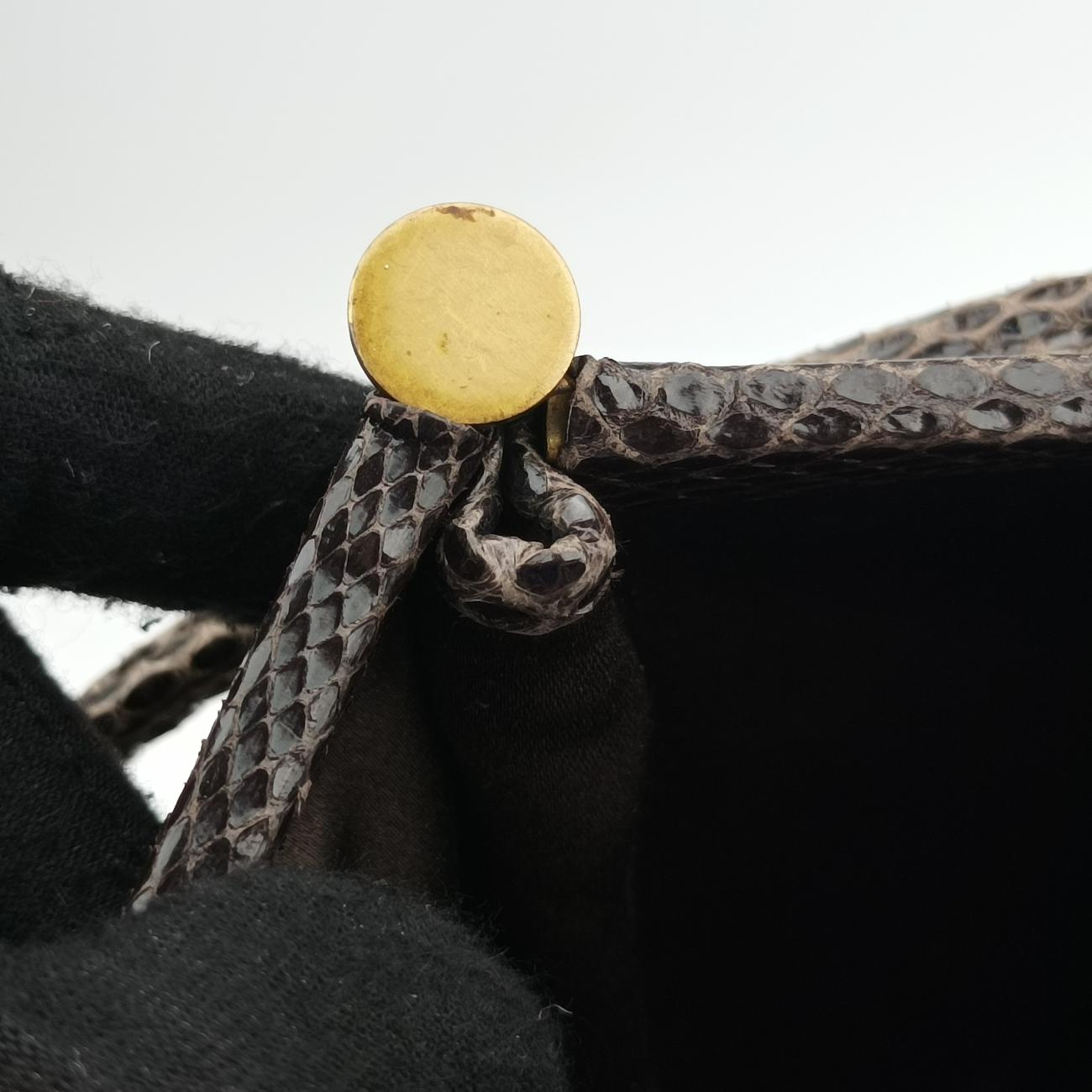 intrecciato Multicolour Snakeskin x Canvas 183269 VEGE1 2083 EPEV 2007 3753 Aイントレチャート マルチカラー ヘビ革×キャンバス 183269 VEGE1 2083 EPEV 2007 3753 A