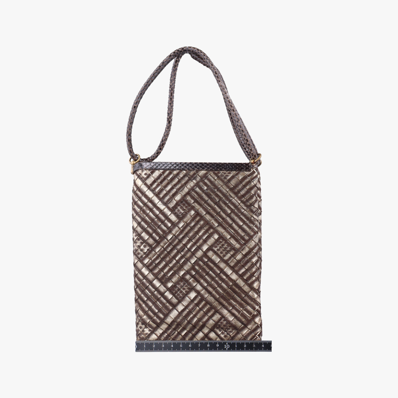 intrecciato Multicolour Snakeskin x Canvas 183269 VEGE1 2083 EPEV 2007 3753 Aイントレチャート マルチカラー ヘビ革×キャンバス 183269 VEGE1 2083 EPEV 2007 3753 A