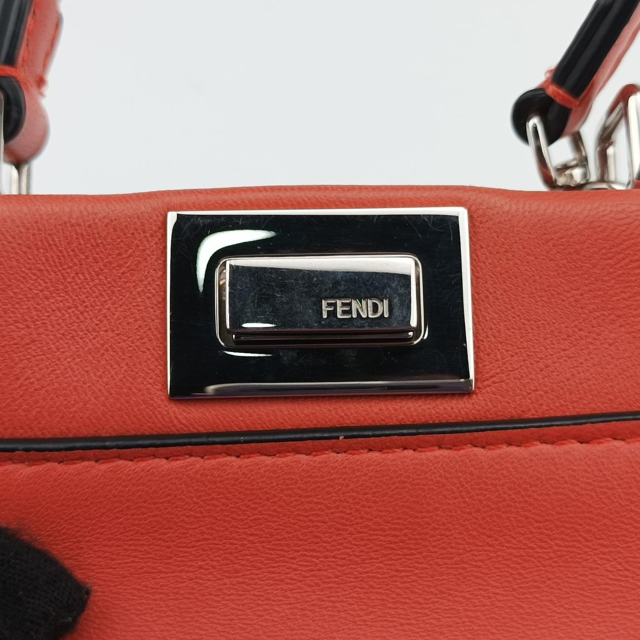 Micro Peekaboo Orange Leather 8M0355 8M0355-K47-158-9290マイクロピーカブー オレンジ レザー 8M0355 8M0355-K47-158-9290