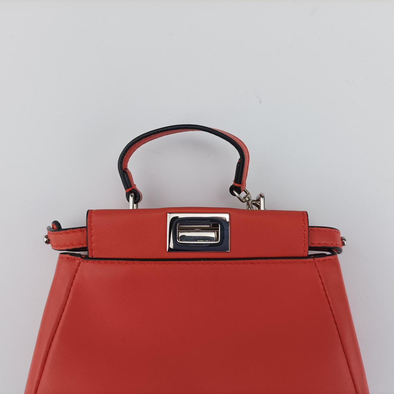 Micro Peekaboo Orange Leather 8M0355 8M0355-K47-158-9290マイクロピーカブー オレンジ レザー 8M0355 8M0355-K47-158-9290