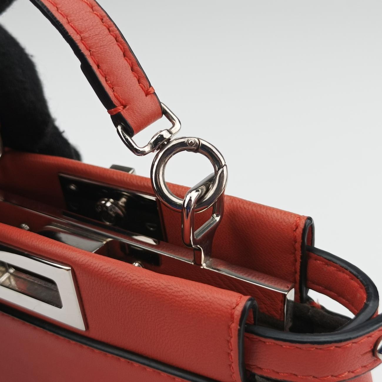 Micro Peekaboo Orange Leather 8M0355 8M0355-K47-158-9290マイクロピーカブー オレンジ レザー 8M0355 8M0355-K47-158-9290