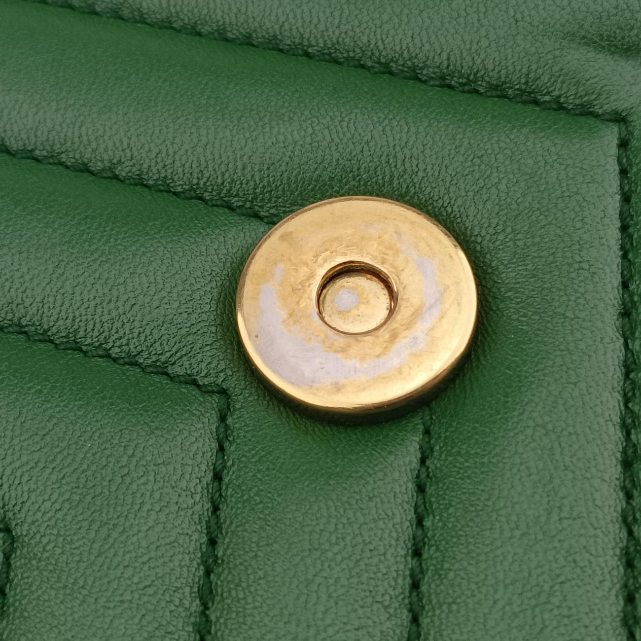 ENVELOPE Green Leather 381667 DMR381667.0115エンベロープ グリーン レザー 381667 DMR381667.0115
