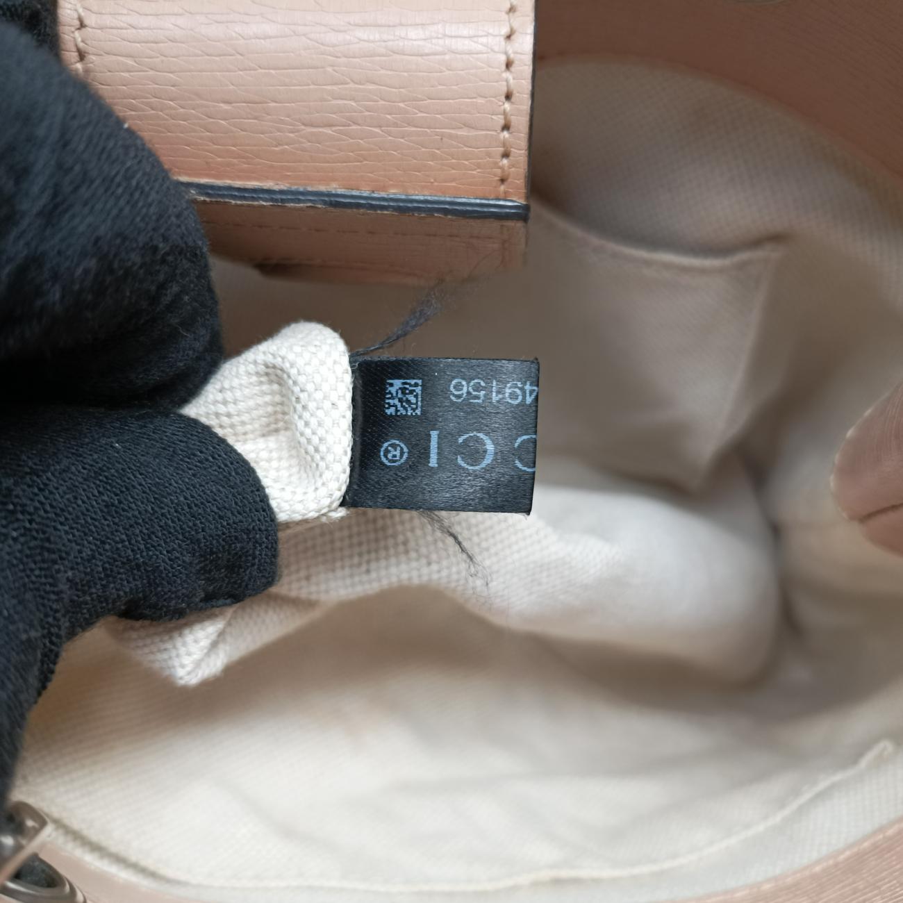 Bamboo Shopper Beige×Multicolour Leather 368823 C019249156バンブーショッパー ベージュ×マルチカラー レザー 368823 C019249156