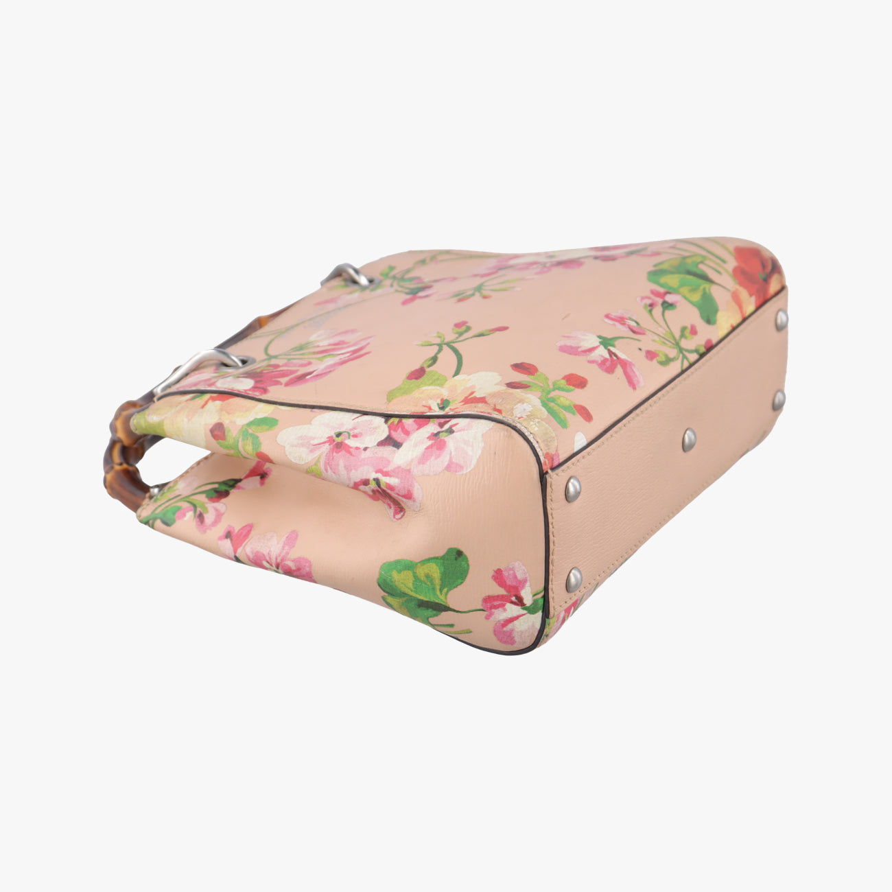 Bamboo Shopper Beige×Multicolour Leather 368823 C019249156バンブーショッパー ベージュ×マルチカラー レザー 368823 C019249156