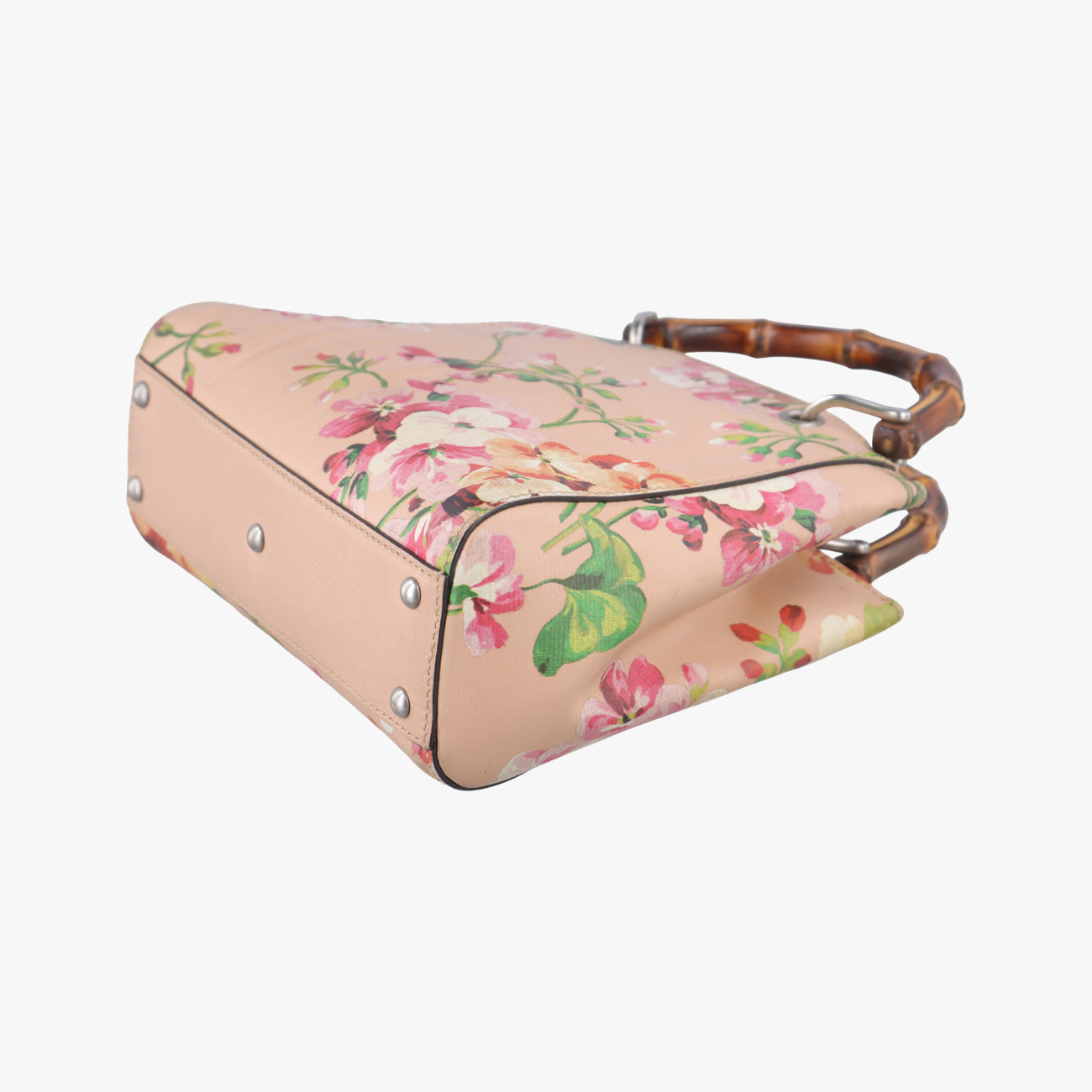 Bamboo Shopper Beige×Multicolour Leather 368823 C019249156バンブーショッパー ベージュ×マルチカラー レザー 368823 C019249156