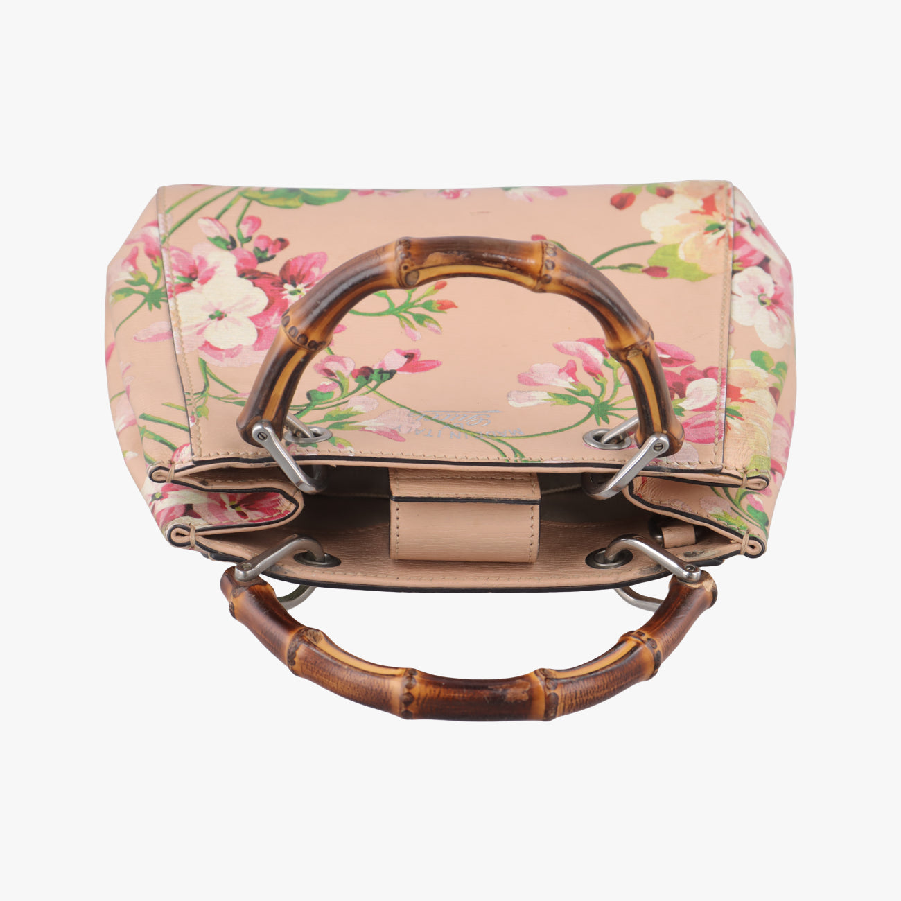 Bamboo Shopper Beige×Multicolour Leather 368823 C019249156バンブーショッパー ベージュ×マルチカラー レザー 368823 C019249156