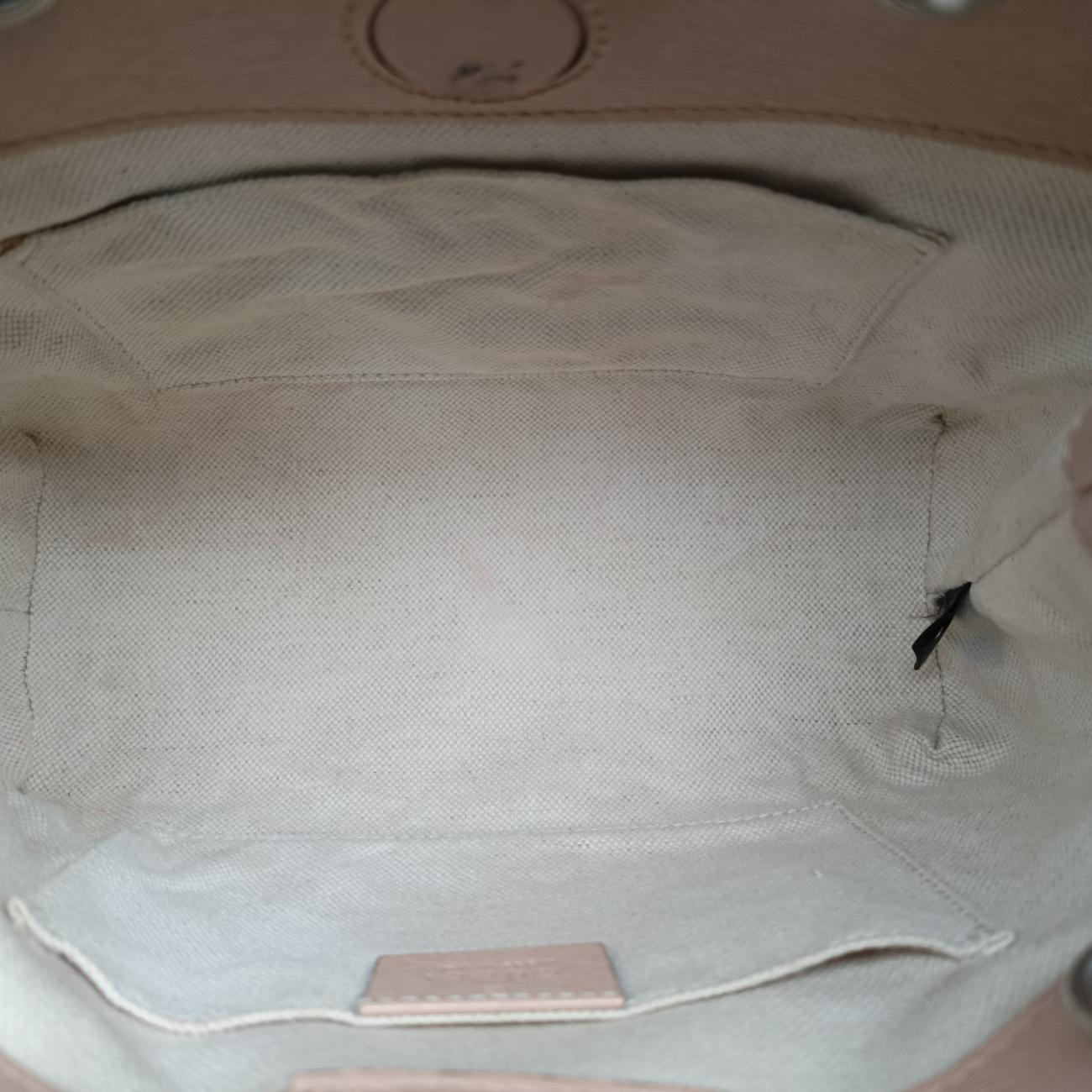 Bamboo Shopper Beige×Multicolour Leather 368823 C019249156バンブーショッパー ベージュ×マルチカラー レザー 368823 C019249156