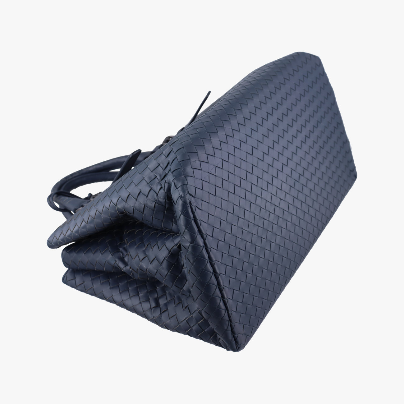 Roma Intrecciato Navy lambskin B03185037Bローマ イントレチャート ネイビー ラムスキン B03185037B