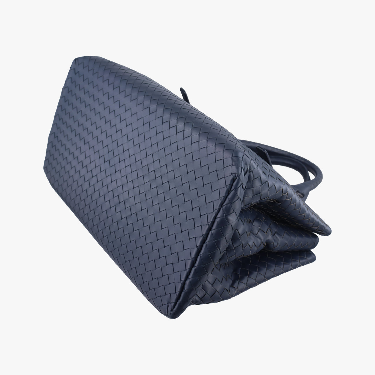 Roma Intrecciato Navy lambskin B03185037Bローマ イントレチャート ネイビー ラムスキン B03185037B