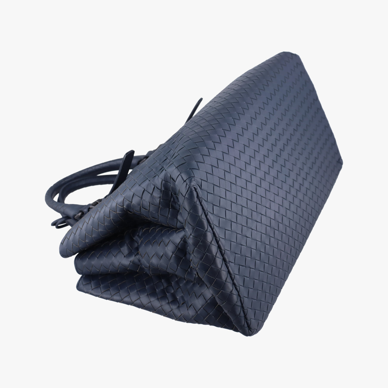 Roma Intrecciato Navy lambskin B03185037Bローマ イントレチャート ネイビー ラムスキン B03185037B