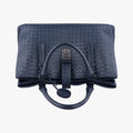 Roma Intrecciato Navy lambskin B03185037Bローマ イントレチャート ネイビー ラムスキン B03185037B