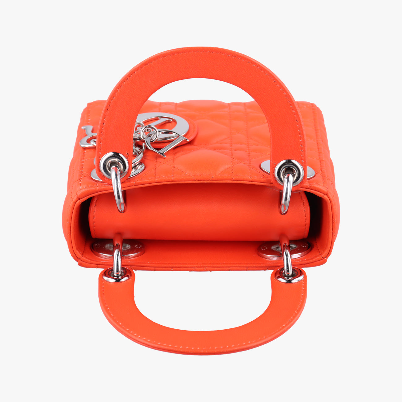 Lady Dior Orange lambskin 18-MA-0145レディディオール オレンジ ラムスキン 18-MA-0145