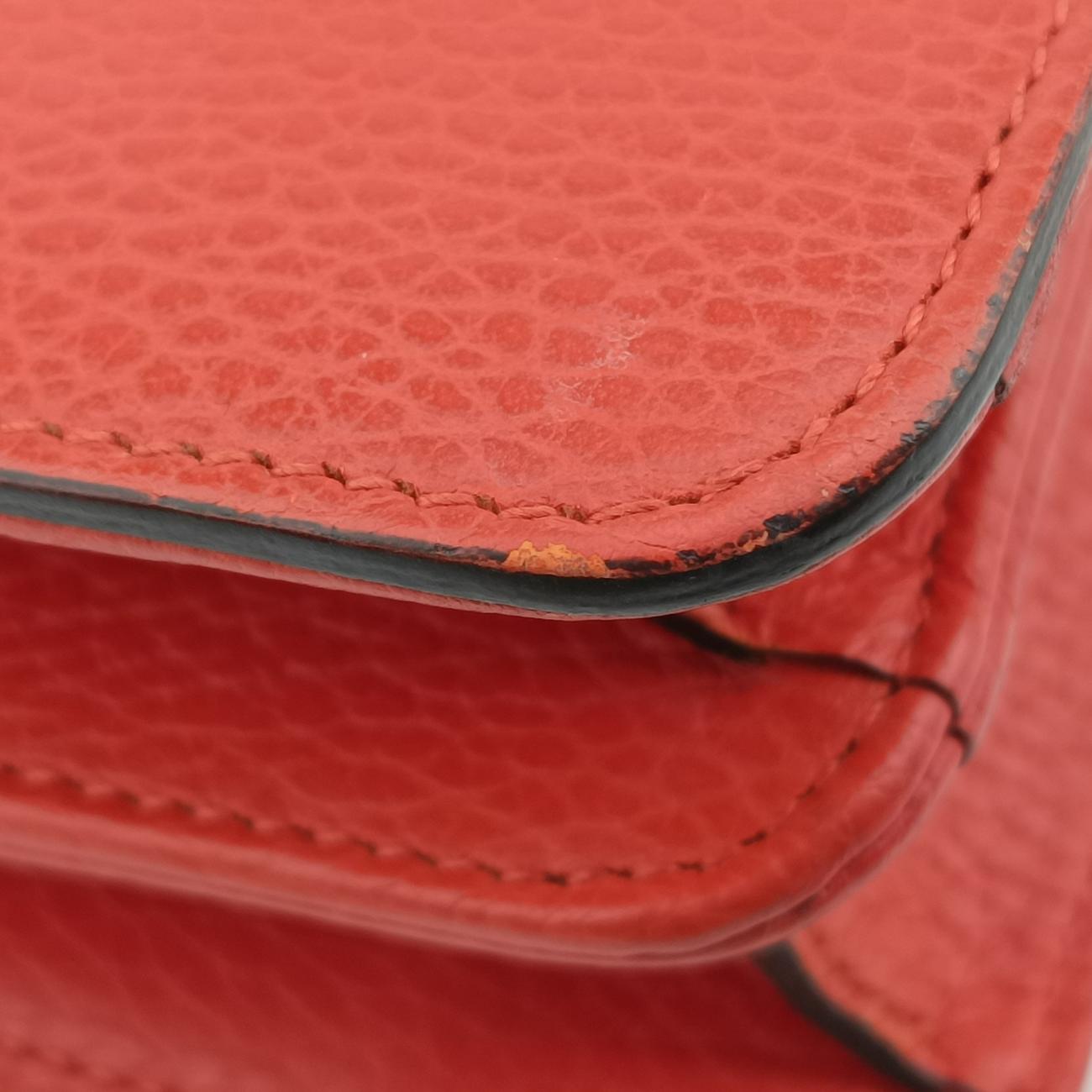 Interlocking G Orange Leather 510304 E026854224インターロッキングG オレンジ レザー 510304 E026854224