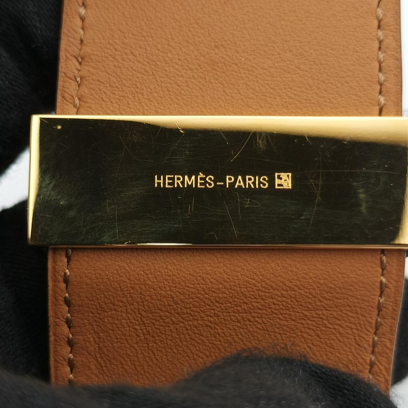 Collier de Chienpurple brown×goldenLeather× GPS ▢P Rコリエ ド シアンパープル ブラウン×ゴールドレザー × GPS ▢P R