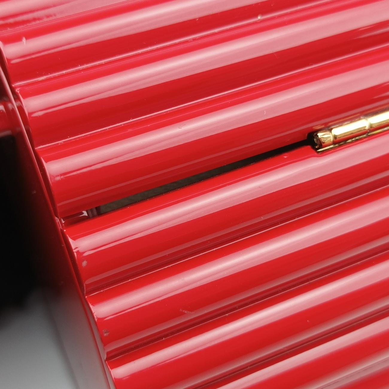 Fringe Monogram Opium Box Red Plexiglass 418593 ART418593.1116フリンジモノグラムオピウムボックス レッド プレキシガラス 418593 ART418593.1116