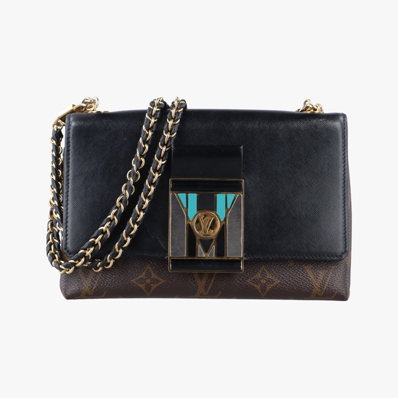 Monogram Pochette Brown× Black × Multicolor PVC coated canvas M44916 FL3189モノグラム ポシェット モノグラム/ブラウン系×ブラック×マルチカラー PVCコーティングキャンバス M44916 FL3189