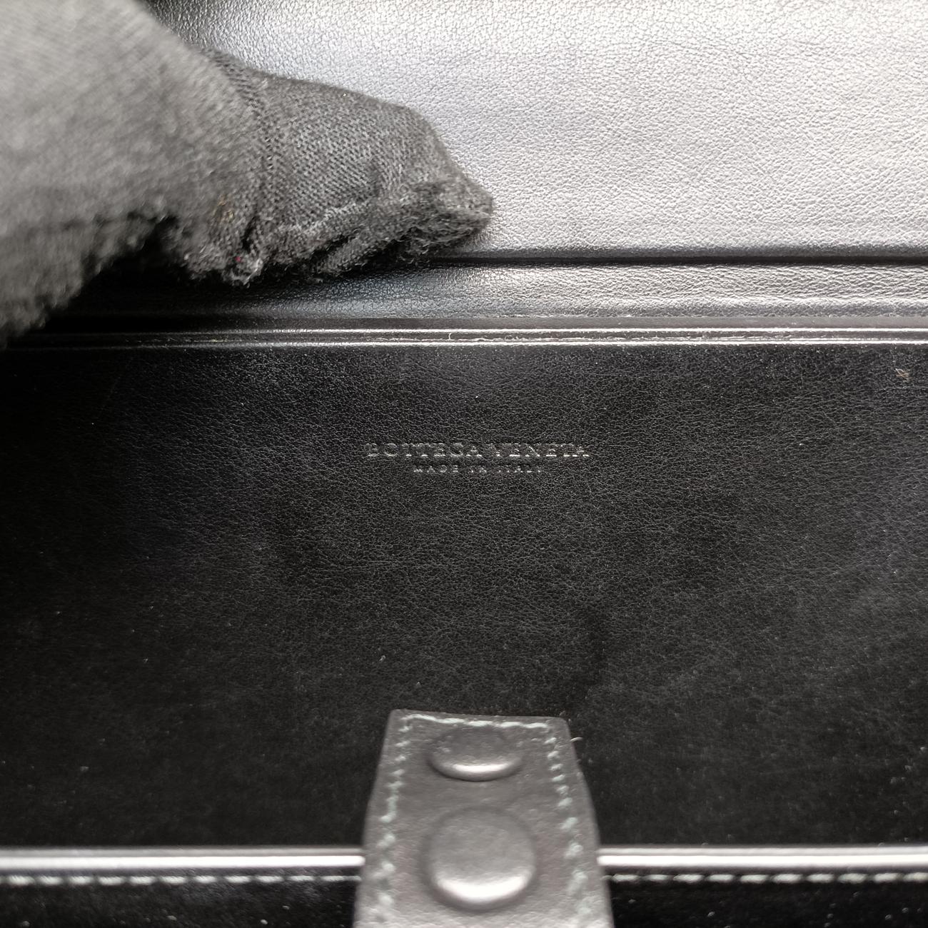 Padded Messenger Mini Trunk Black lambskin ICチップパデッド メッセンジャー ミニトランク ブラック ラムスキン ICチップ