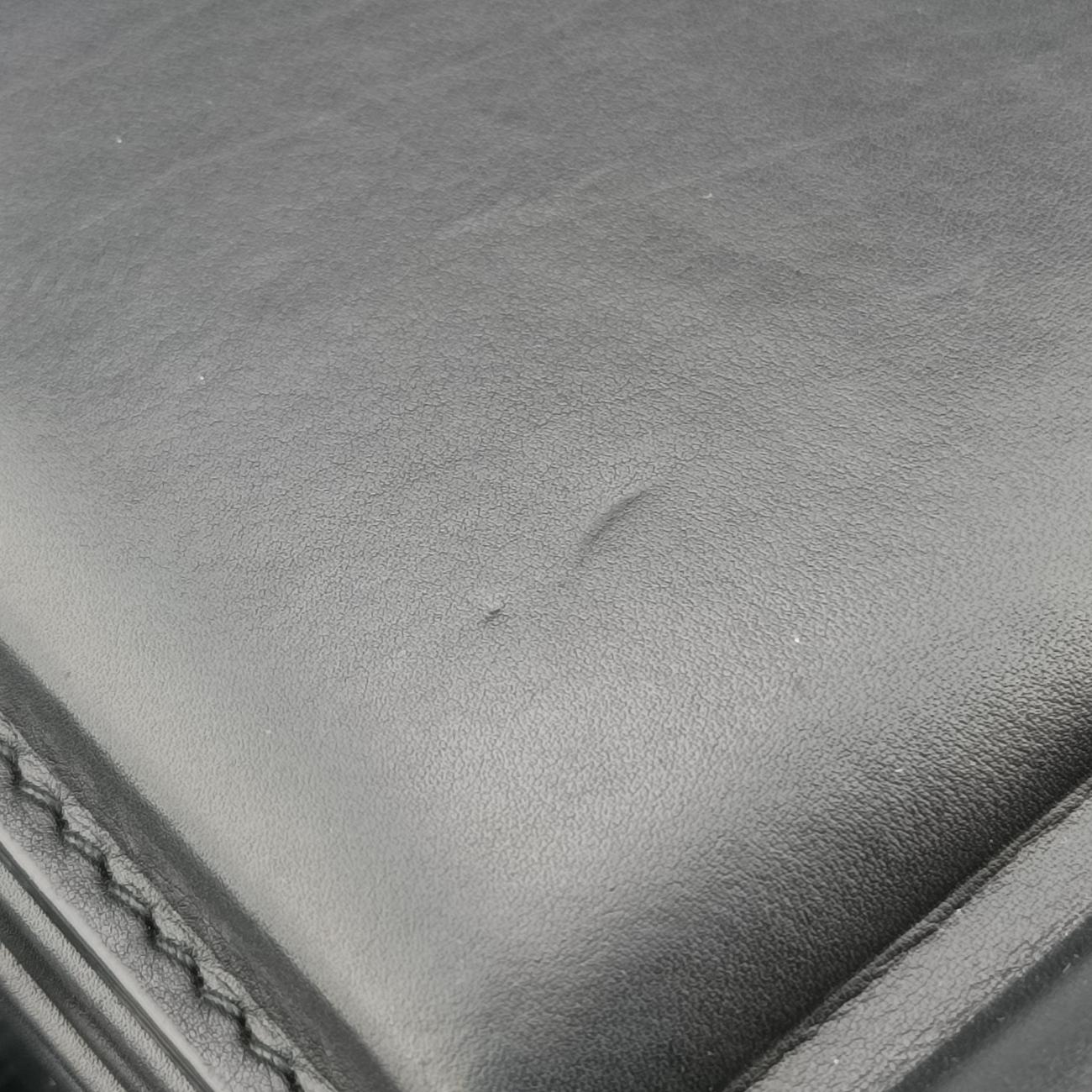 Padded Messenger Mini Trunk Black lambskin ICチップパデッド メッセンジャー ミニトランク ブラック ラムスキン ICチップ