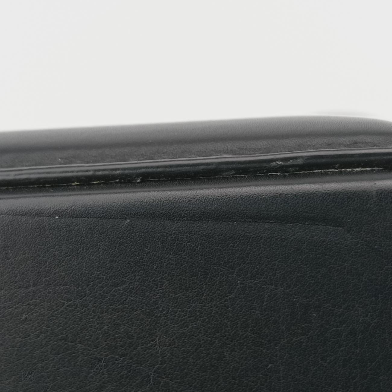 Padded Messenger Mini Trunk Black lambskin ICチップパデッド メッセンジャー ミニトランク ブラック ラムスキン ICチップ