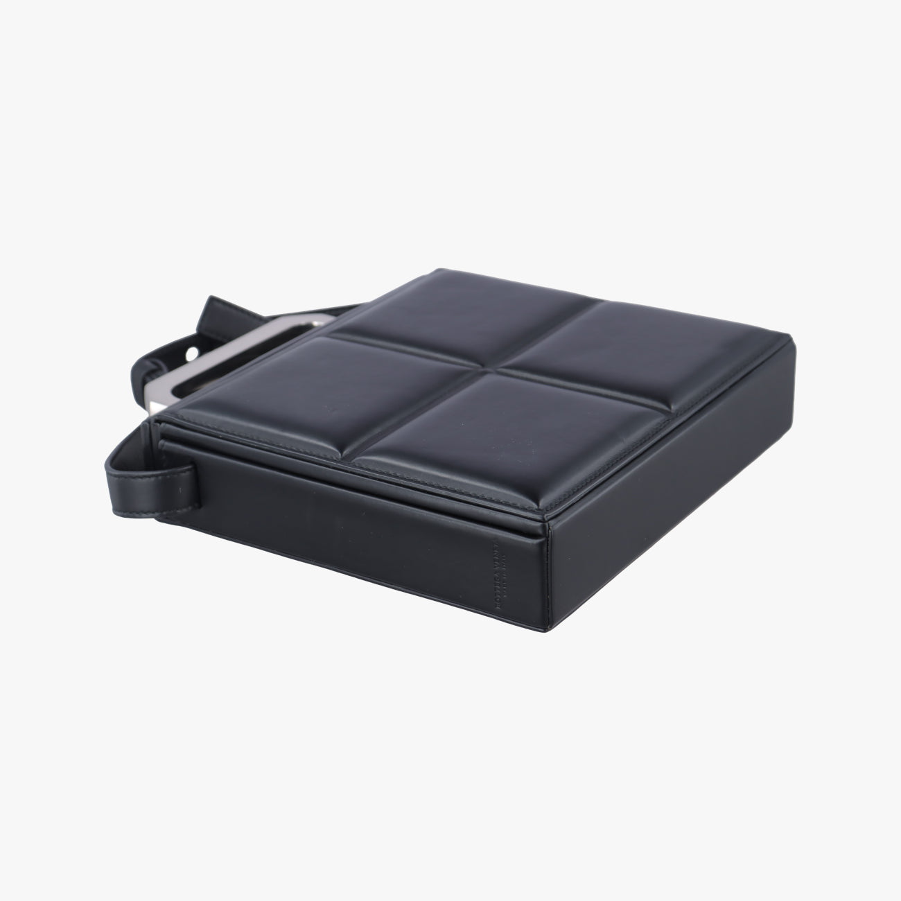 Padded Messenger Mini Trunk Black lambskin ICチップパデッド メッセンジャー ミニトランク ブラック ラムスキン ICチップ