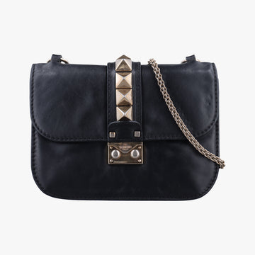 Rockstud Glam Lock Black Leather BS-D312VIT2ロックスタッズグラムロックスモール ブラック レザー BS-D312VIT2