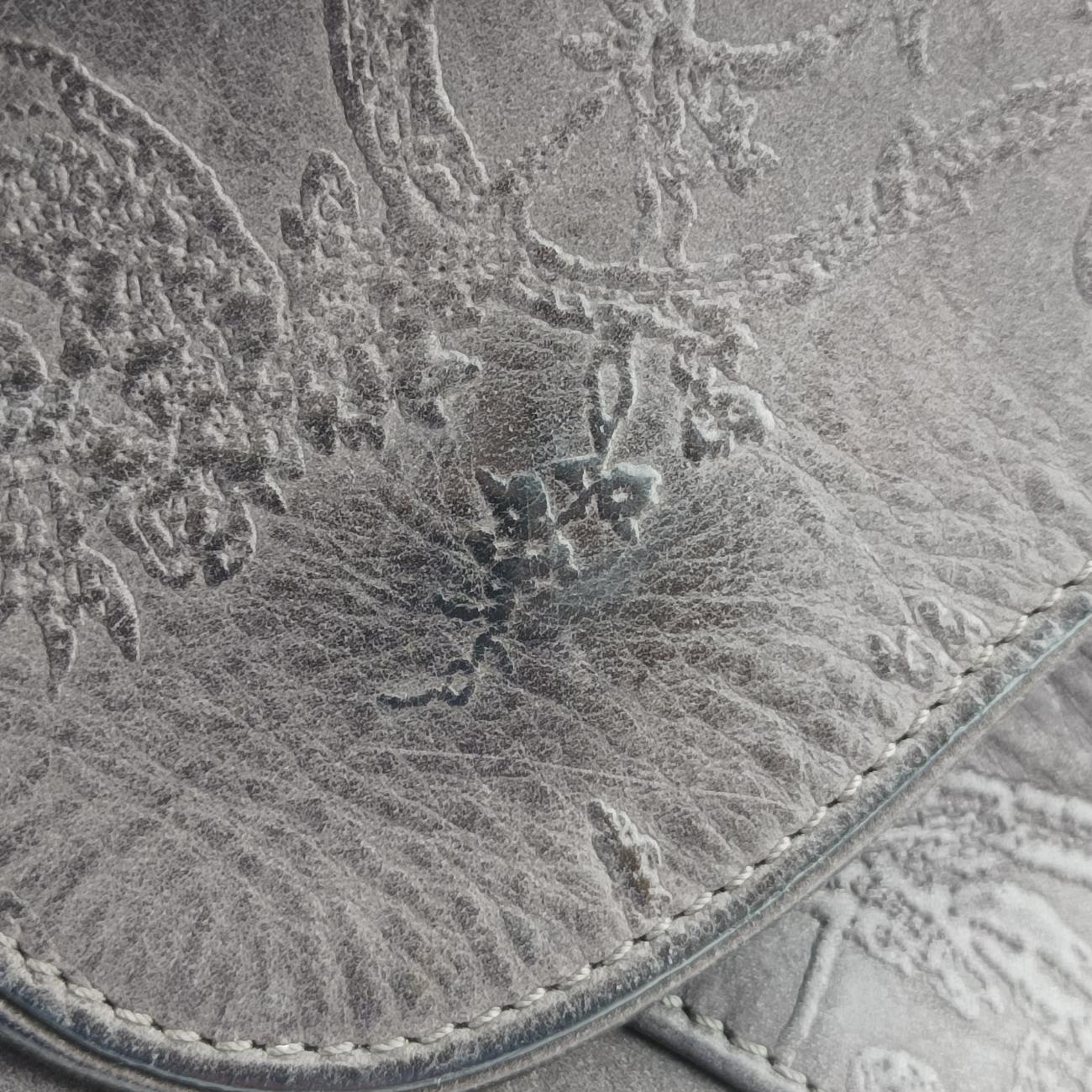 Saddle Grey Leather 29-BO-0169サドル グレー レザー 29-BO-0169