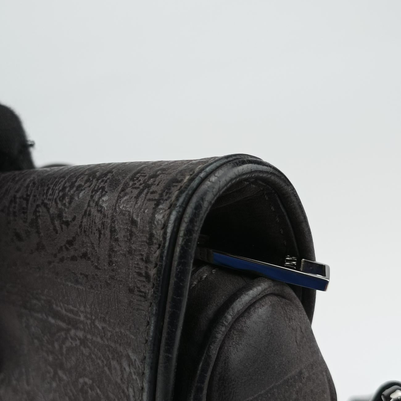 Saddle Grey Leather 29-BO-0169サドル グレー レザー 29-BO-0169