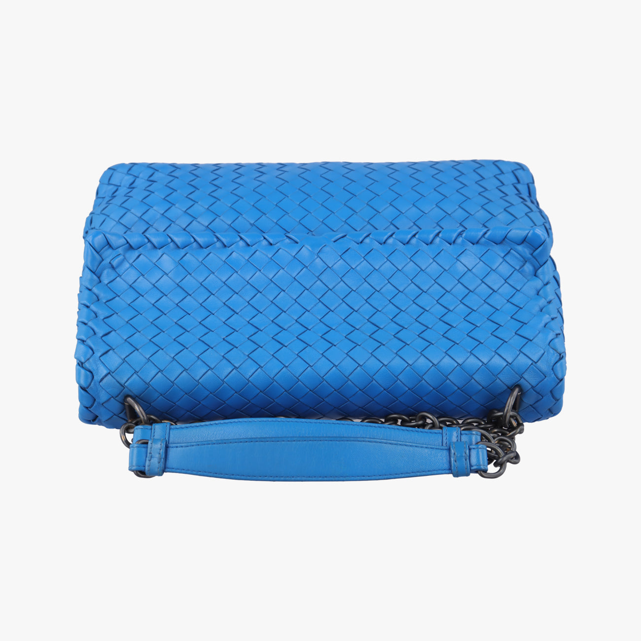 Intrecciato Olimpia Blue lambskin B05580007Dイントレチャート オリンピア ブルー ラムスキン B05580007D