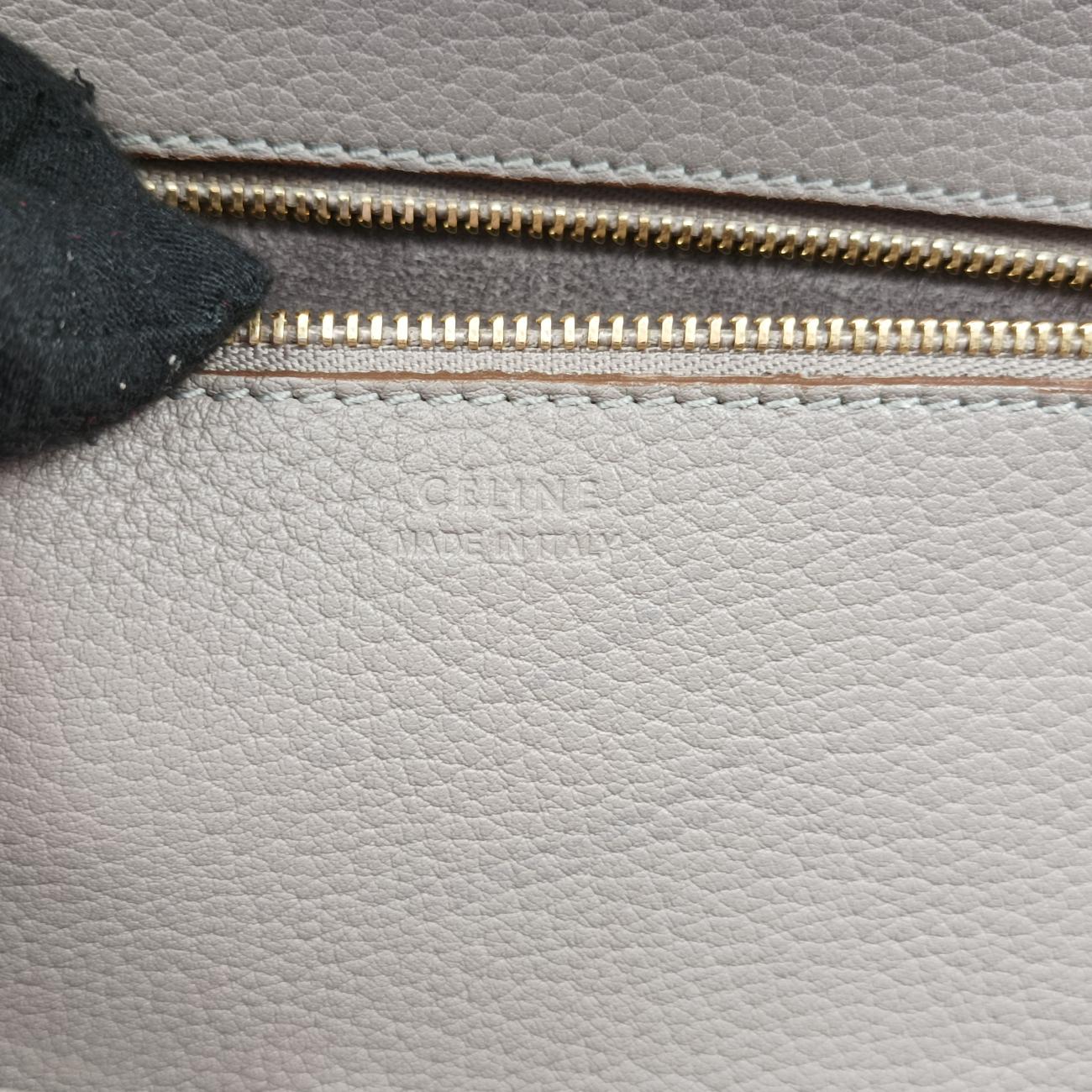 TIE Grey Leather S-CE-4144タイ グレー レザー S-CE-4144